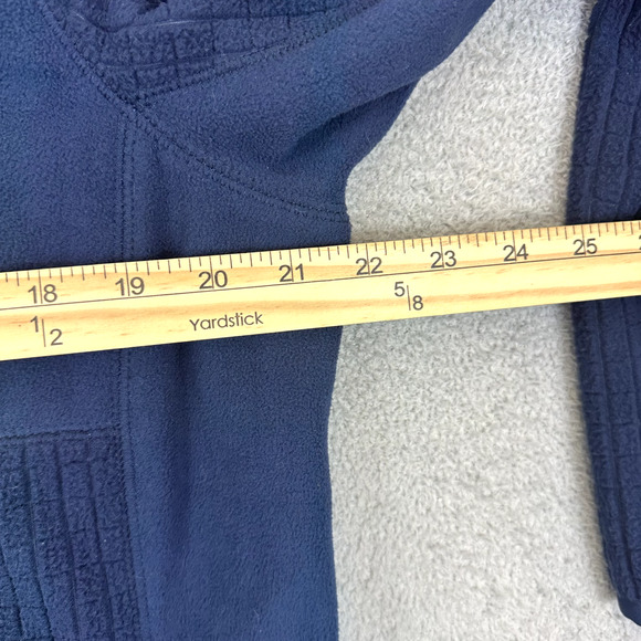 LL Bean Mountain Classic Windproof Fleece 1/4 Zip Jacket Womens L Blue Gorpcore - Picture 2 of 7